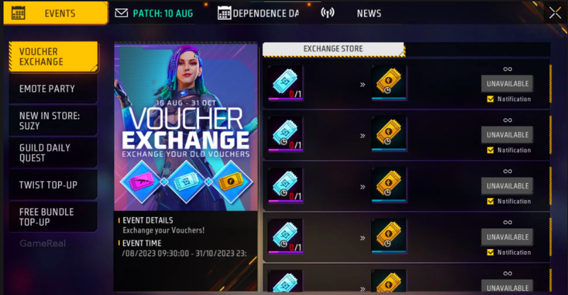 Free Fire MAX Independence Day Event
