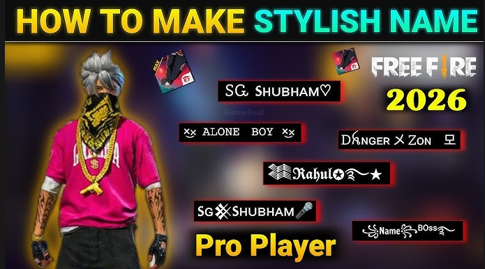 Free Fire Name Style for Boys 2026