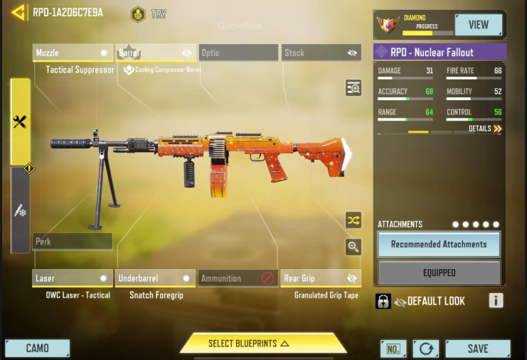 PUBG 42.3 RPD Best Loadout for Close Range