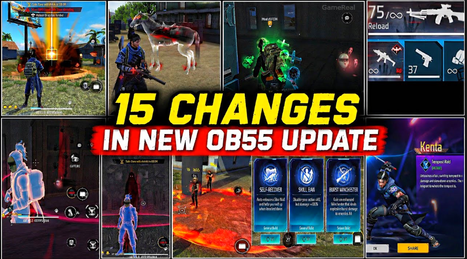 Free Fire OB55 Hidden Changes