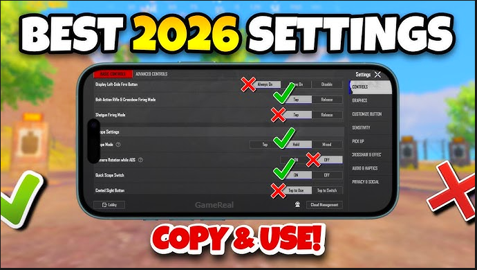 PUBG Mobile: Best Gyroscope Sensitivity Settings 2026