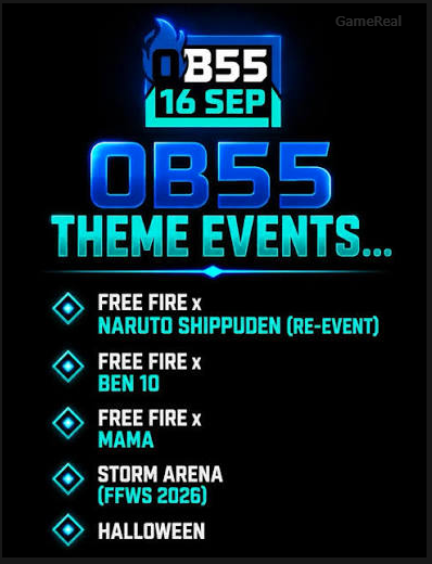 Free Fire September 2026 Event Calendar: Rewards Guide