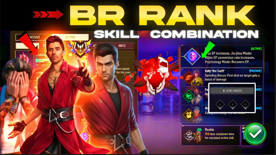Free Fire MAX Best Character Combo for BR Ranked 2026