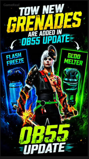 Free Fire OB55: New Flame & Sonar Grenades Explained