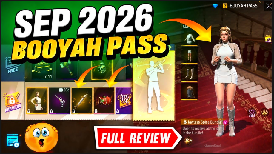 Free Fire Booyah Pass September 2026: Rewards & Leaks